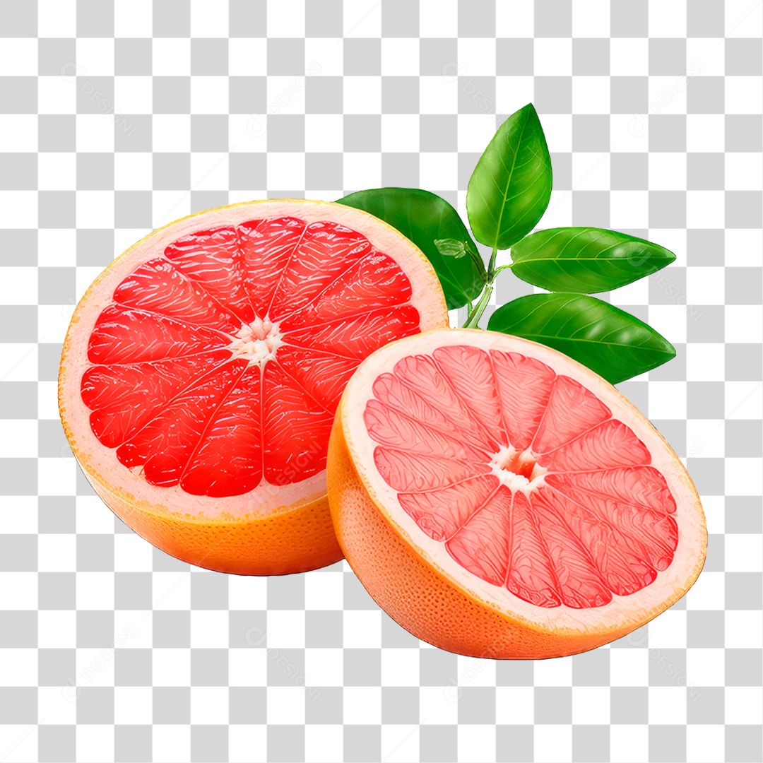 Fatias de Toranja PNG Transparente