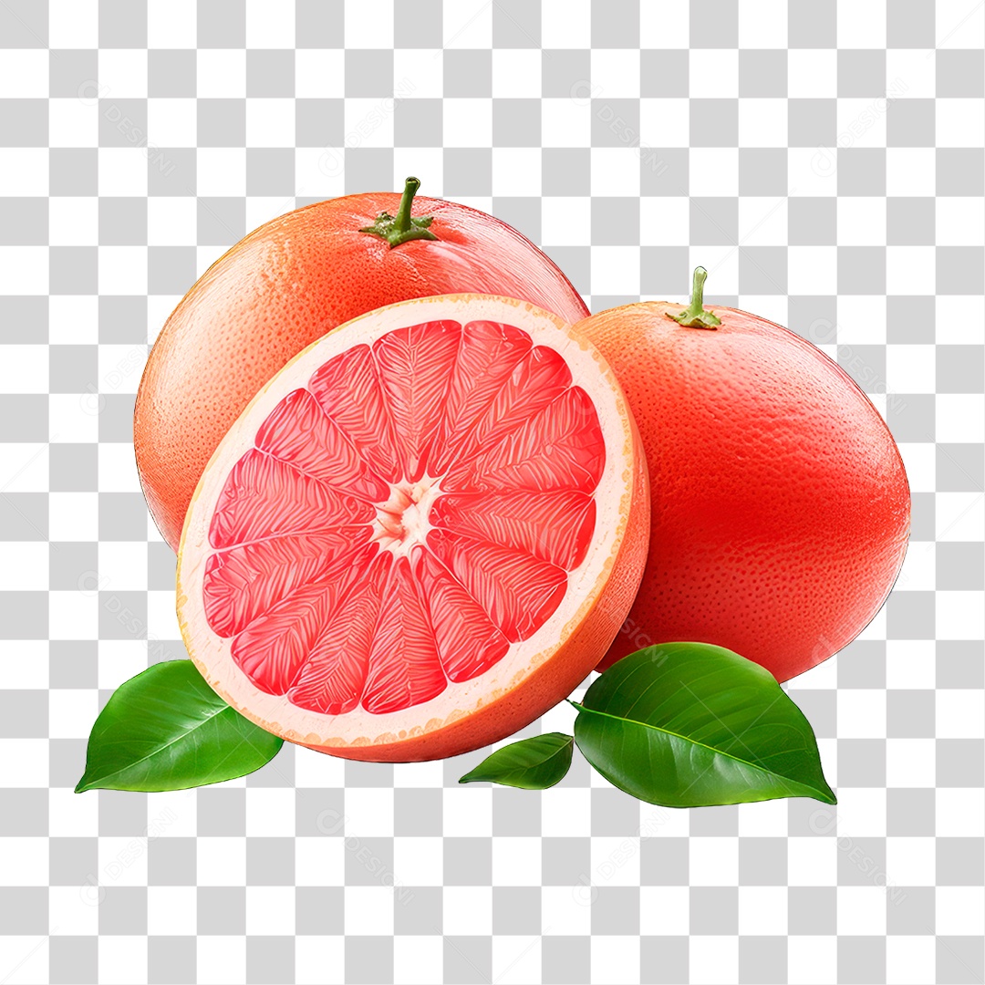 Fatias de Toranja PNG Transparente