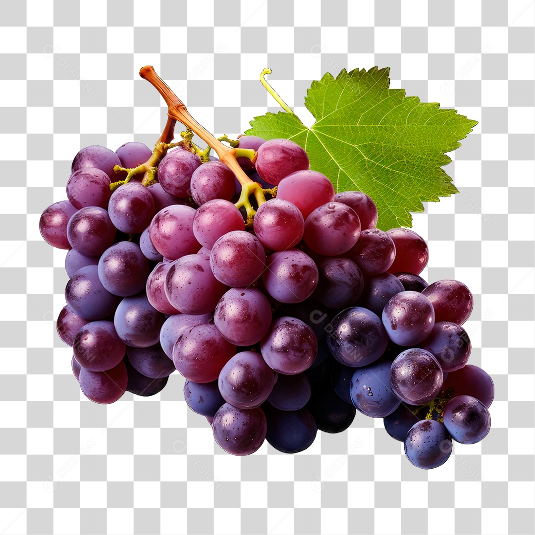 Cacho de Uva PNG Transparente