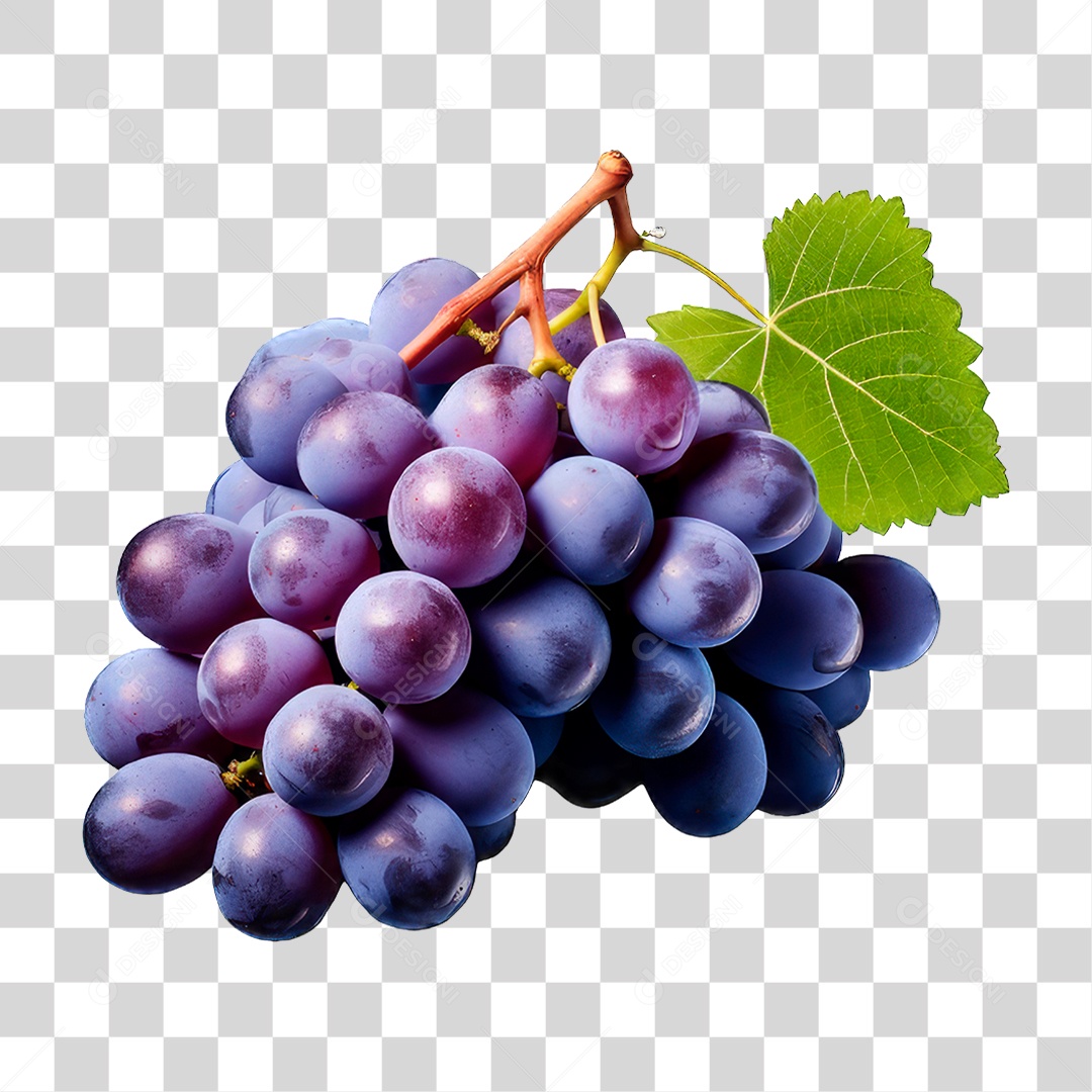 Cacho de Uva PNG Transparente