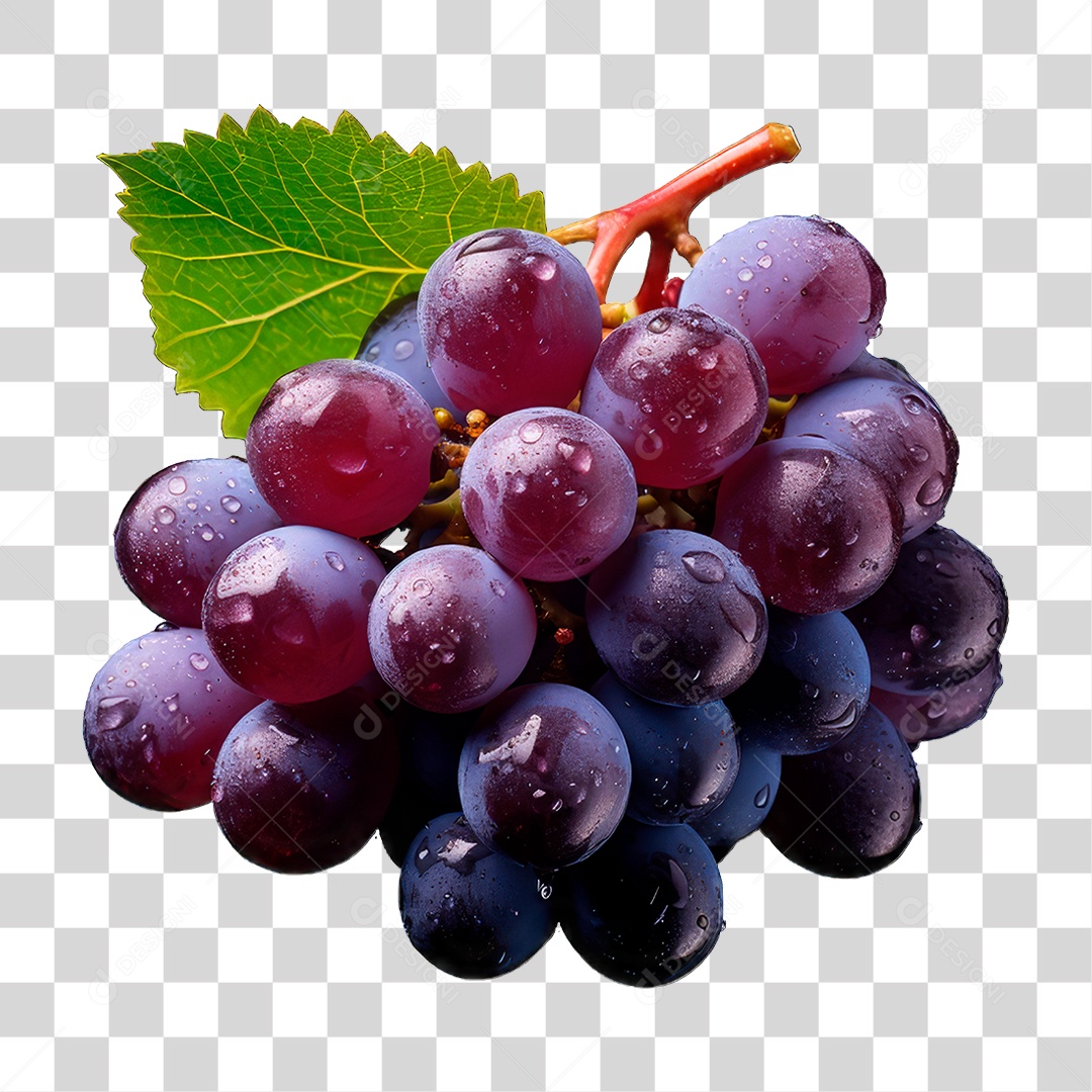 Cacho de Uva PNG Transparente
