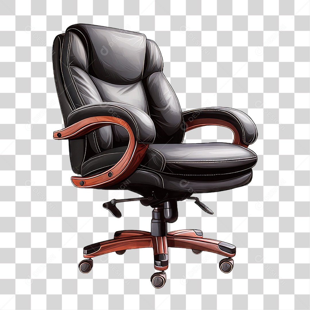 Cadeira de Escritório PNG Transparente