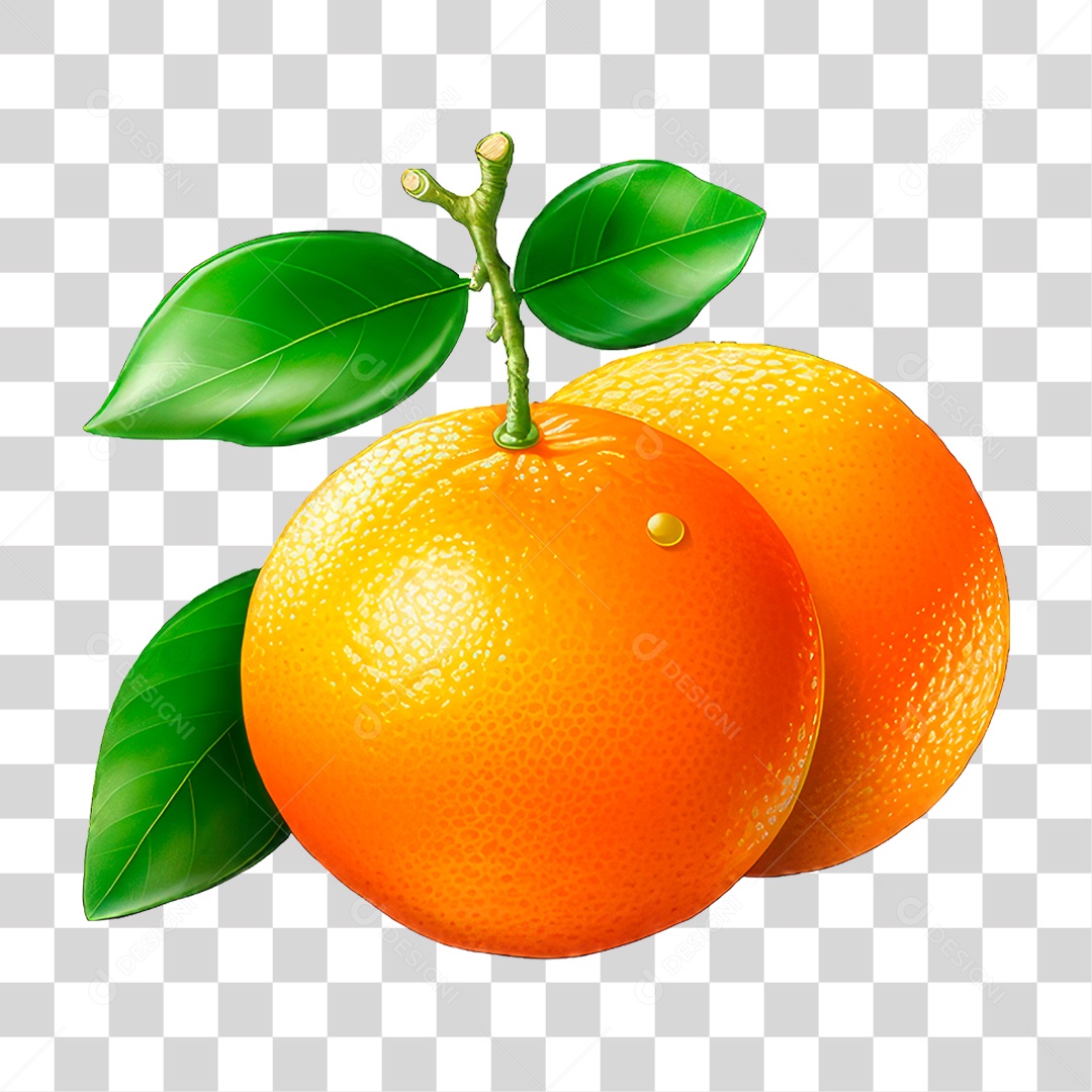 Fruta Laranja PNG Transparente