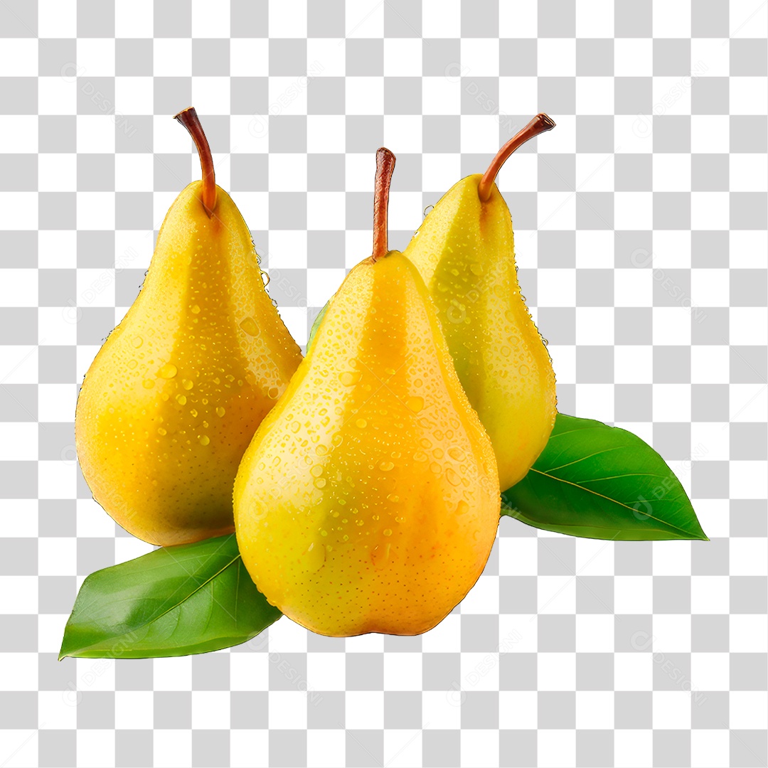 Peras Maduras PNG Transparente