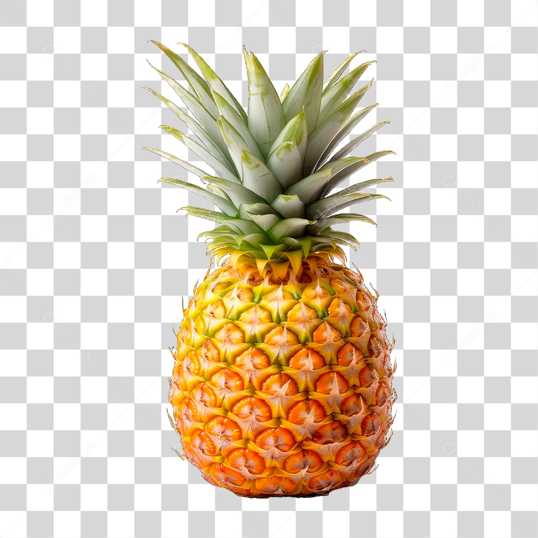 Abacaxi Maduro PNG Transparente
