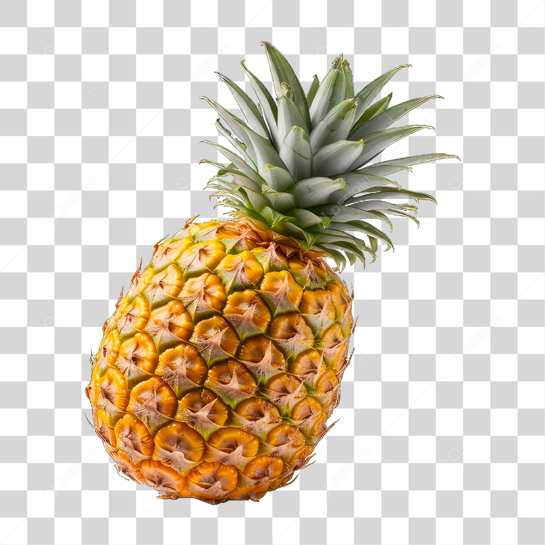 Abacaxi Maduro PNG Transparente