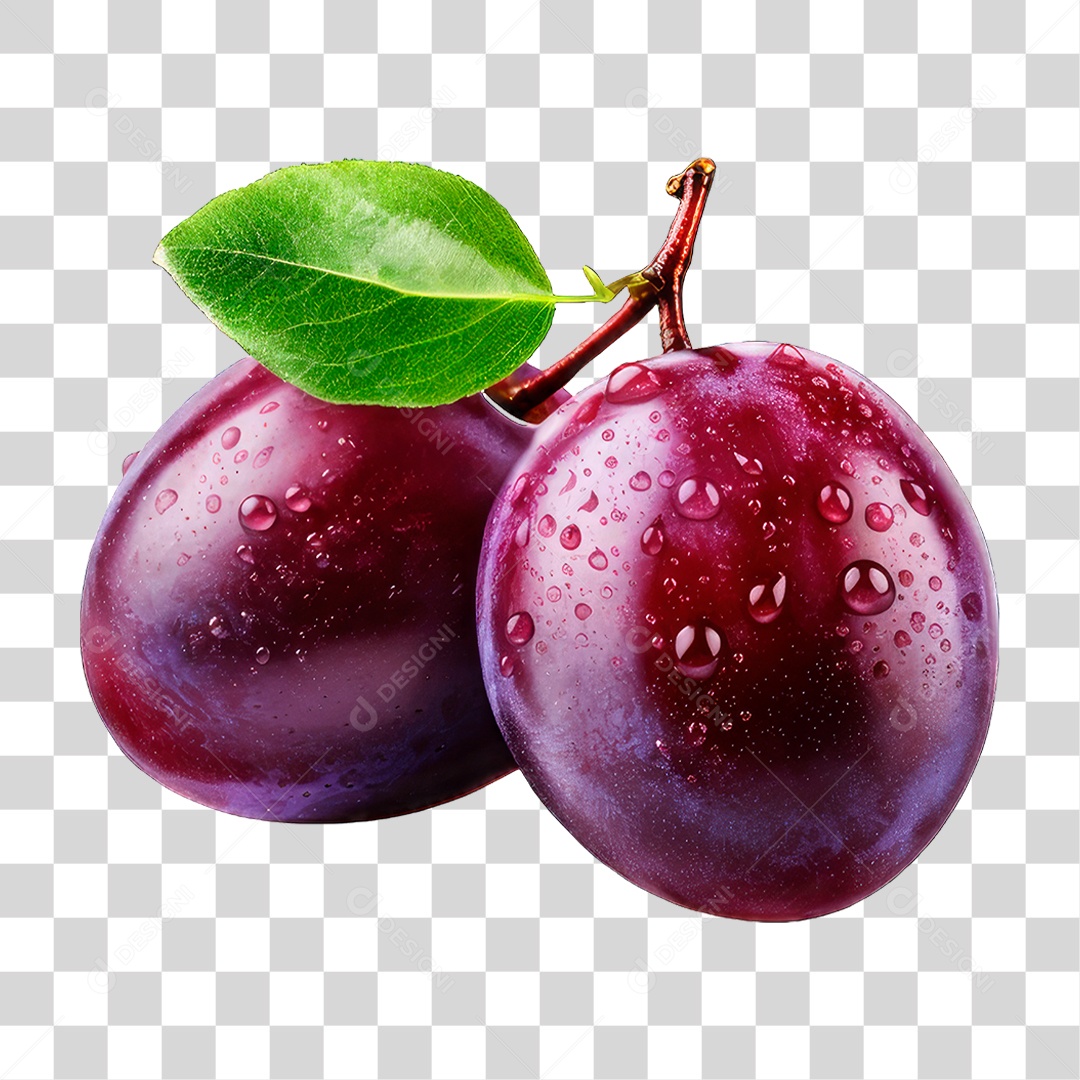 Fruta Ameixas PNG Transparente