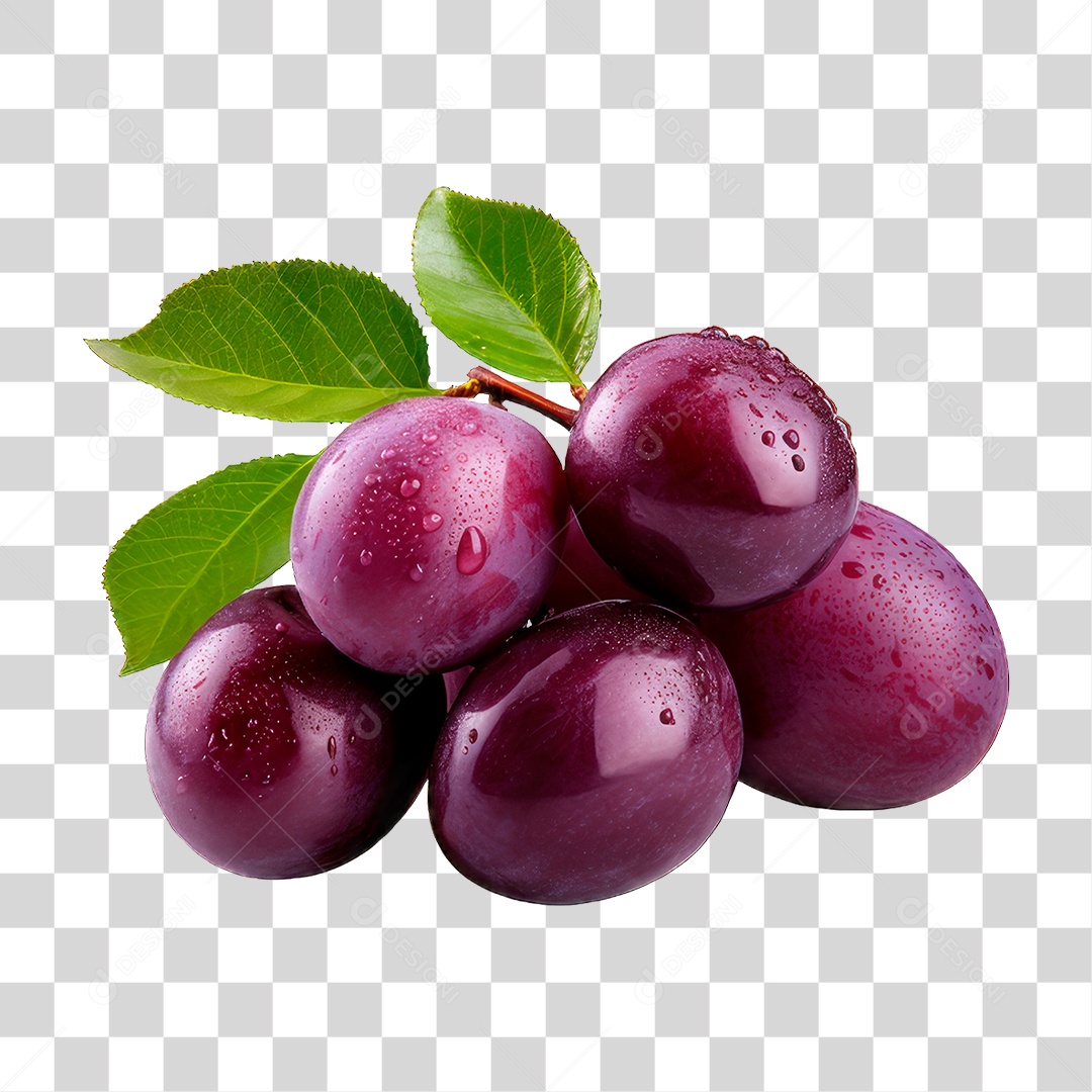 Fruta Ameixas PNG Transparente