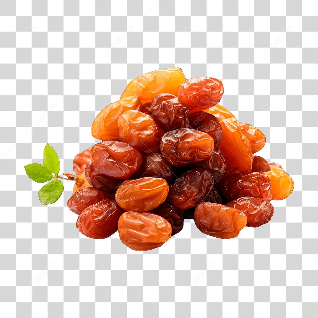 Damascos Secos PNG Transparente