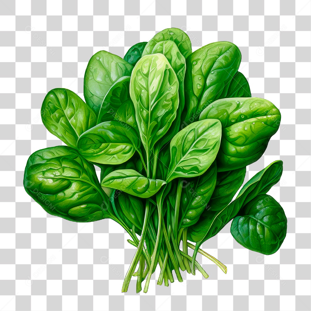 Maço de Espinafre PNG Transparente