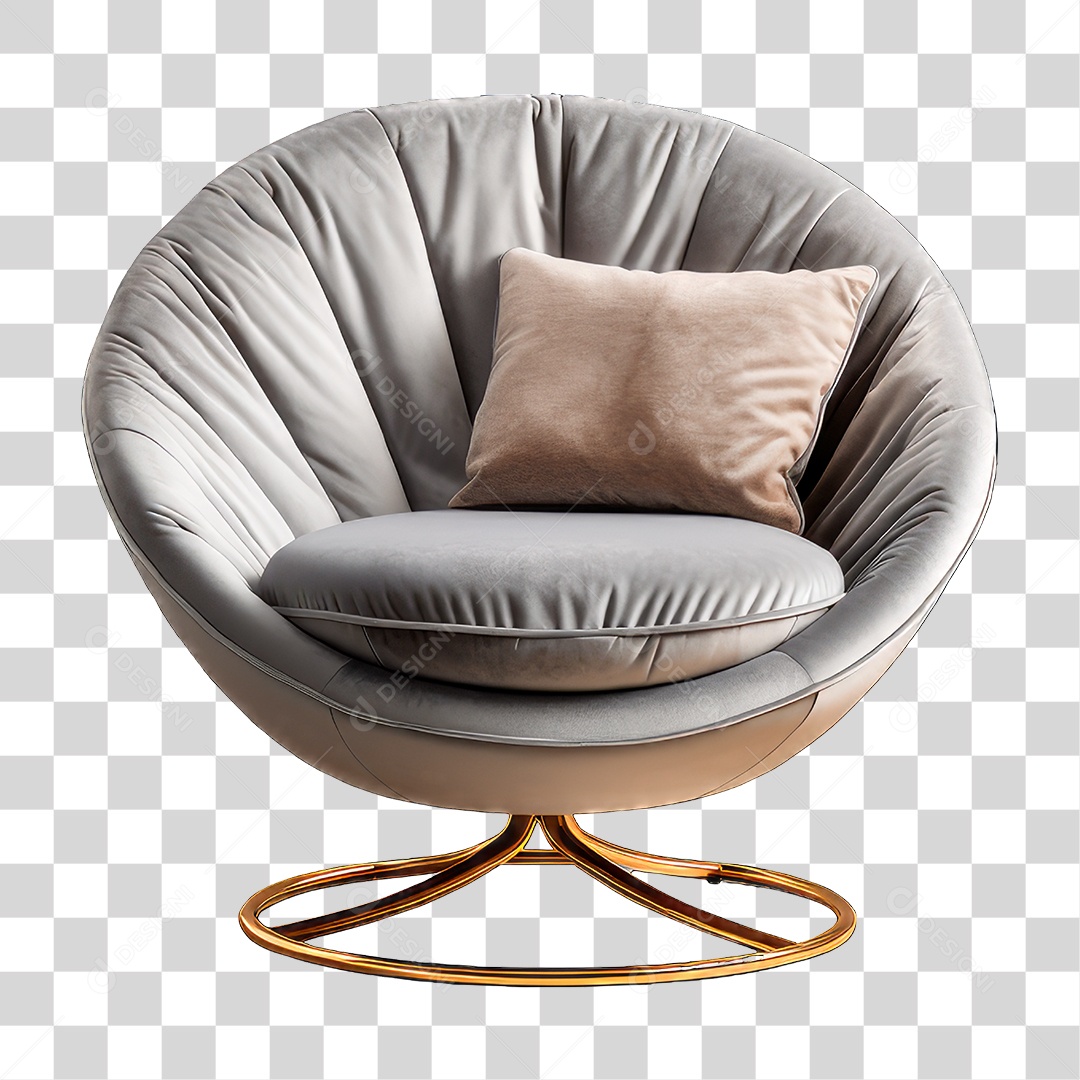 Poltrona Giratória PNG Transparente