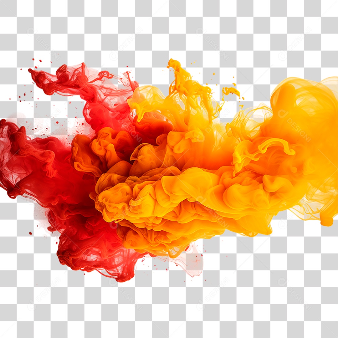 Fumaça Colorida PNG Transparente