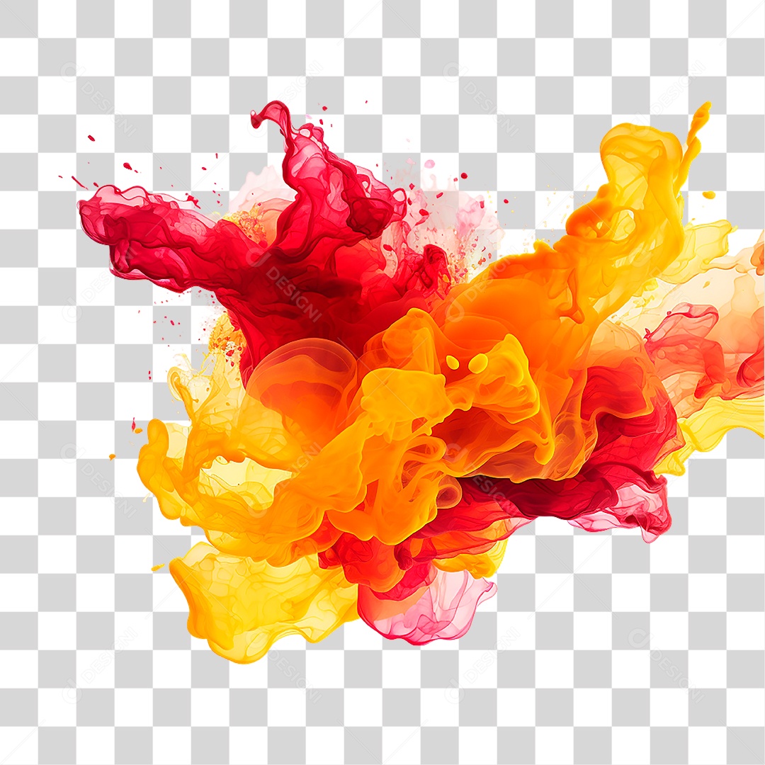 Fumaça Colorida PNG Transparente