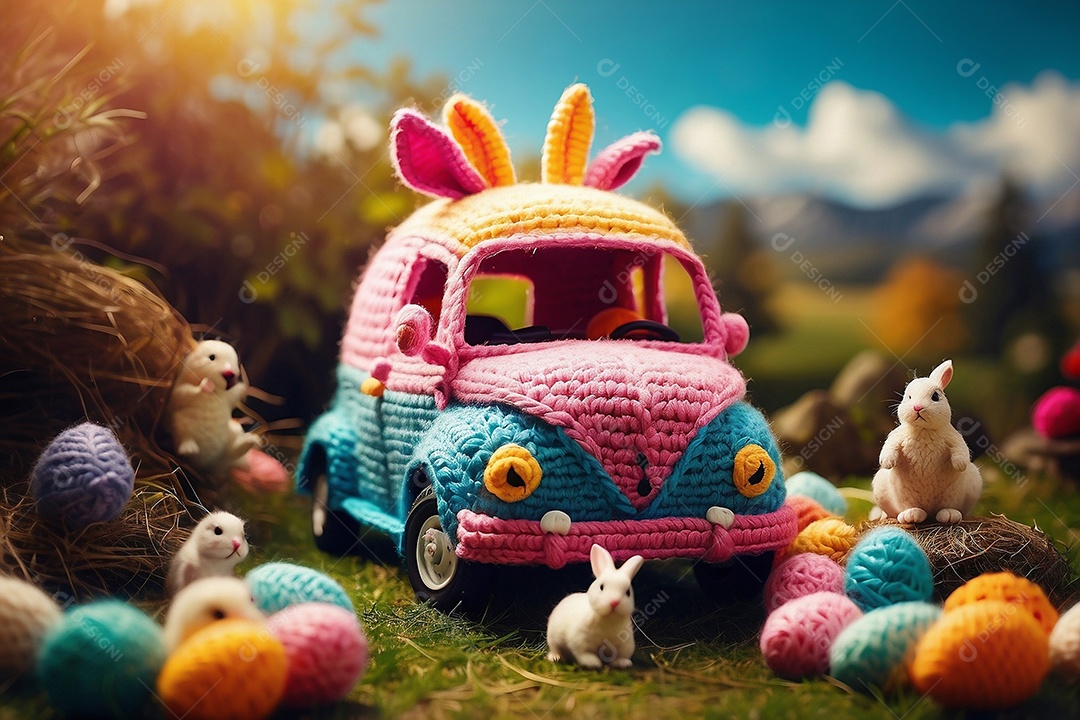 Modelo de design de Páscoa para história em mídia social