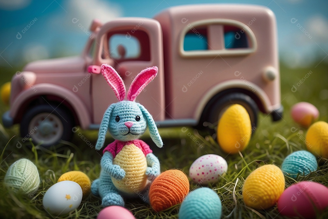 Modelo de design de Páscoa para história em mídia social