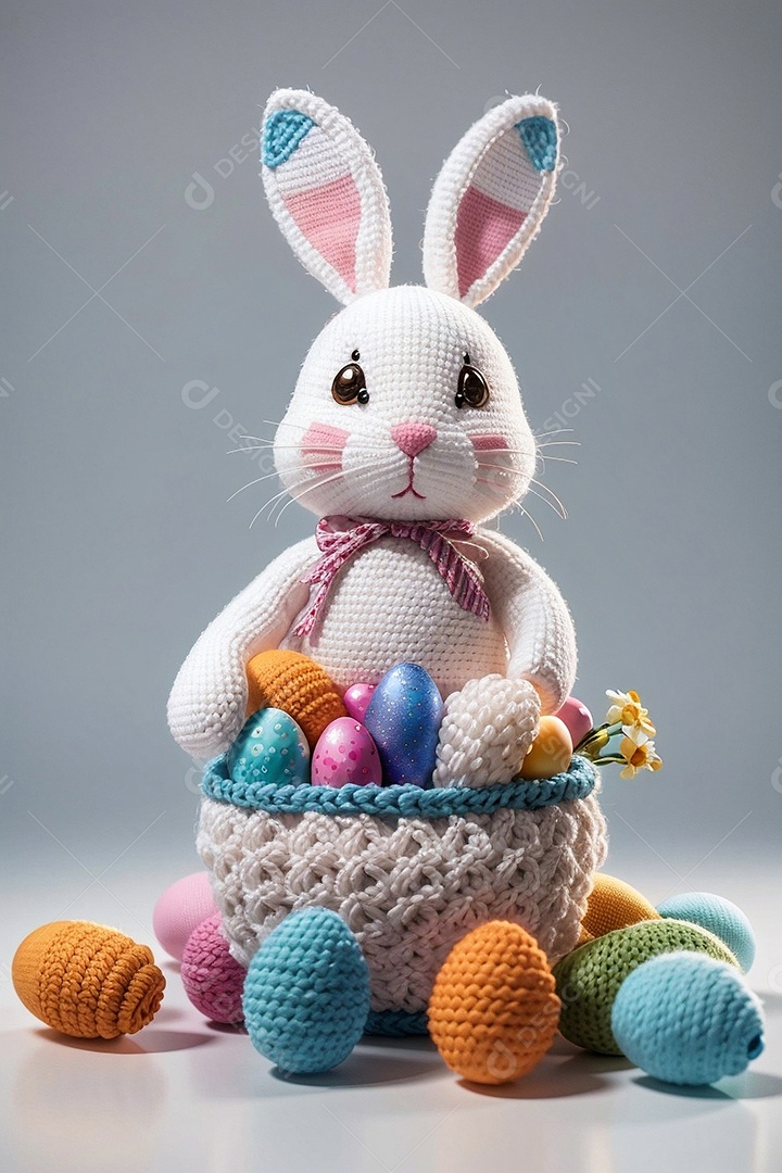 Modelo de design de Páscoa para história em mídia social