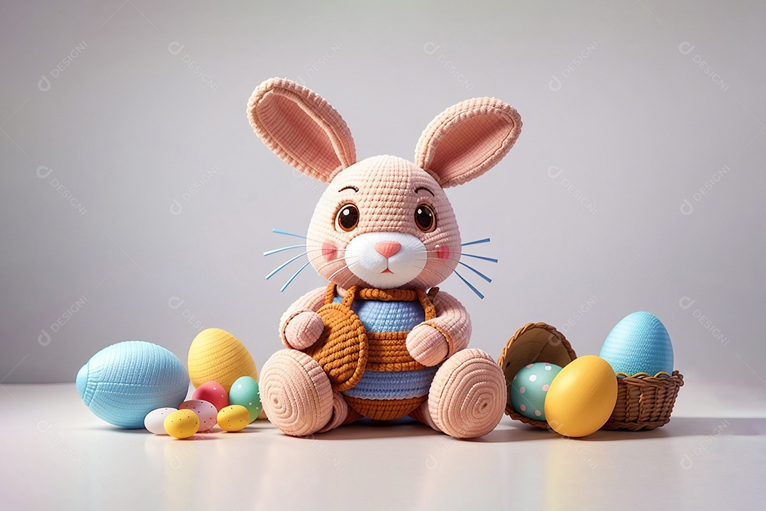 Modelo de design de Páscoa para história em mídia social