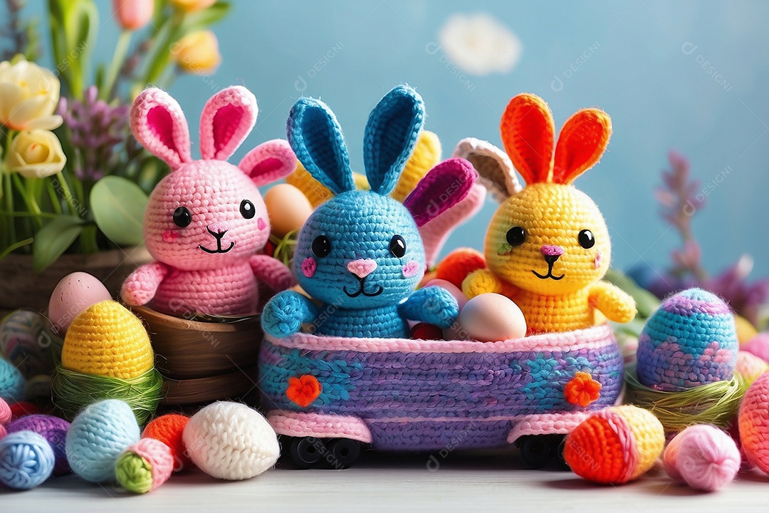 Modelo de design de Páscoa para história em mídia social