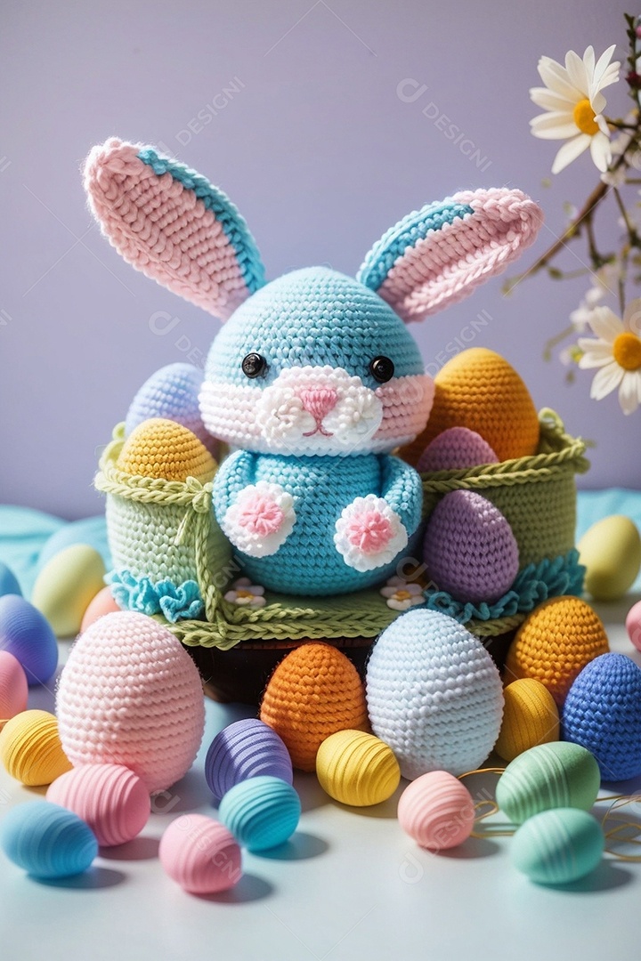 Modelo de design de Páscoa para história em mídia social