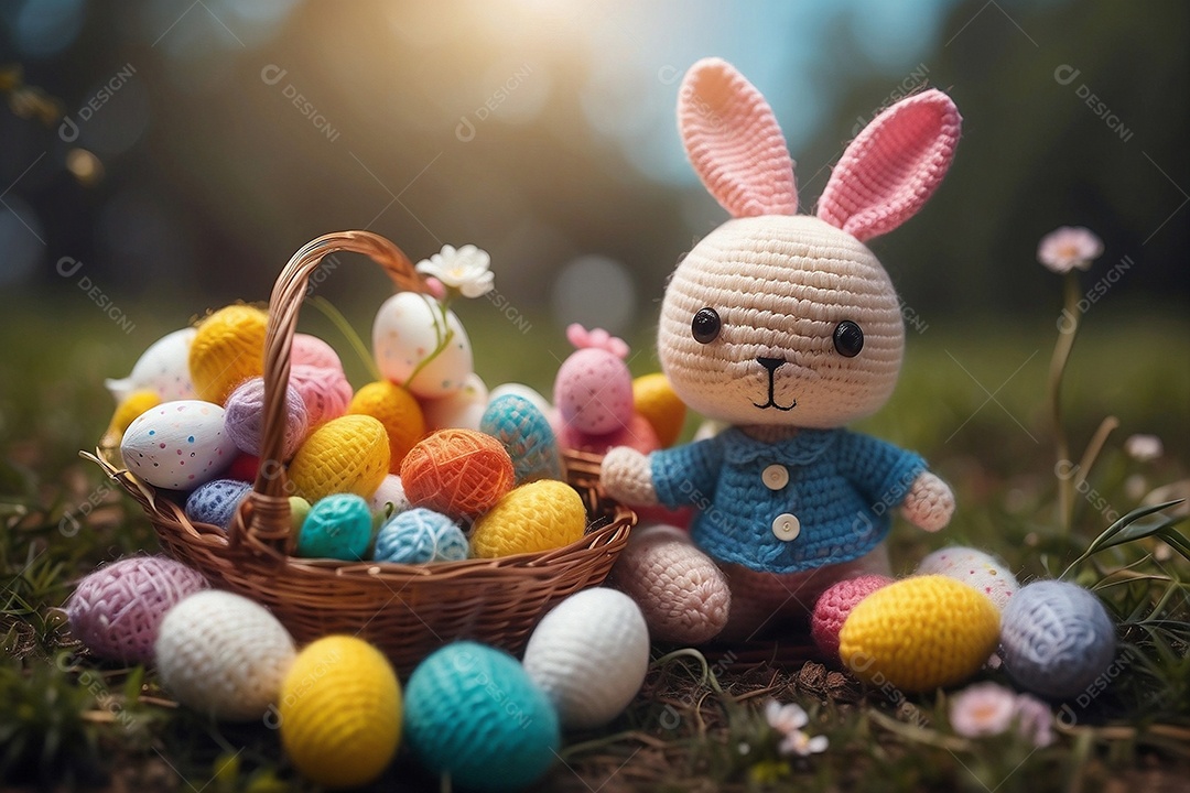 Modelo de design de Páscoa para história em mídia social