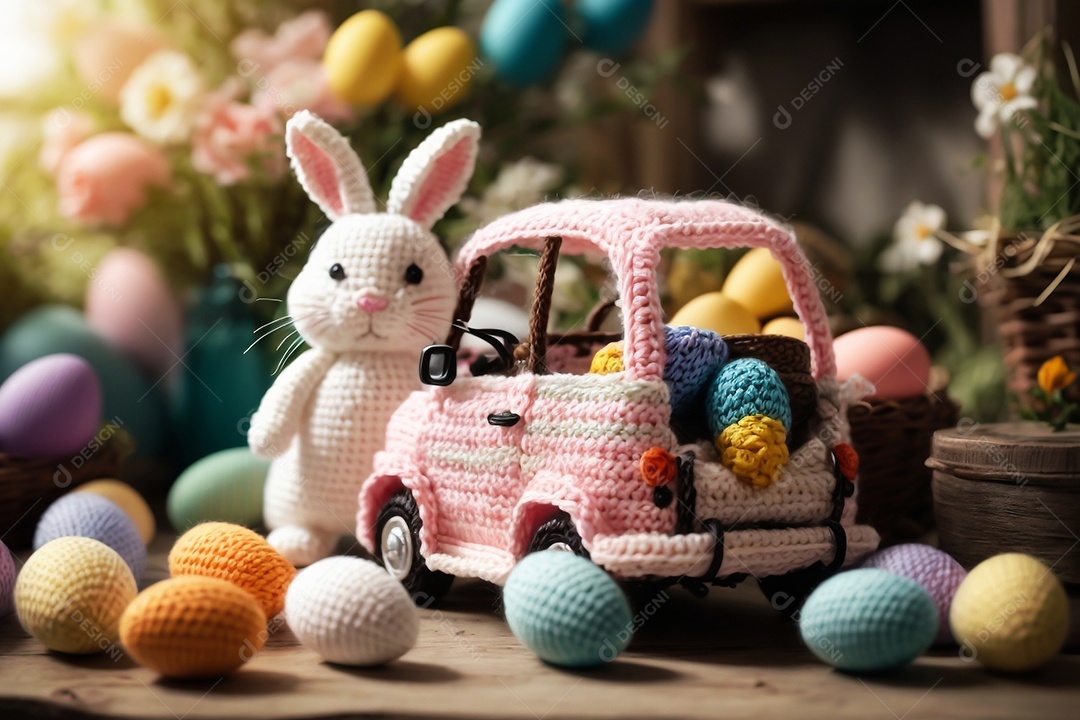 Modelo de design de Páscoa para história em mídia social