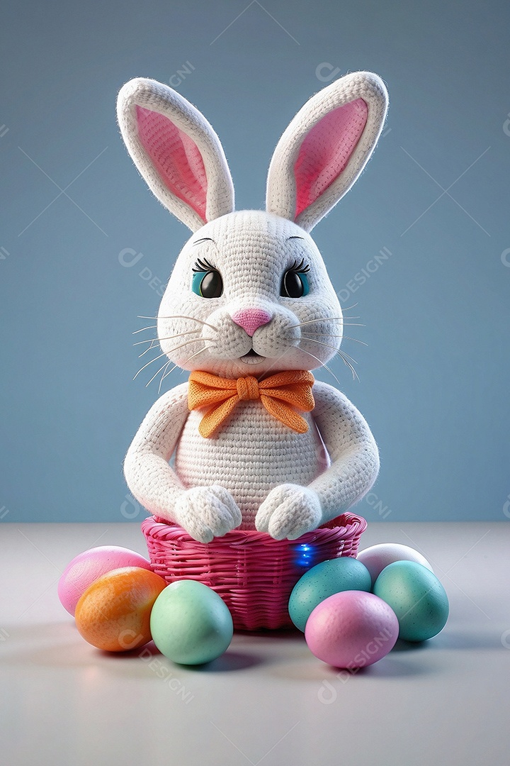 Modelo de design de Páscoa para história em mídia social