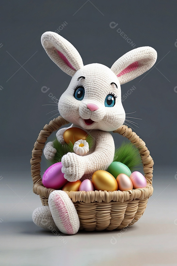 Modelo de design de Páscoa para história em mídia social