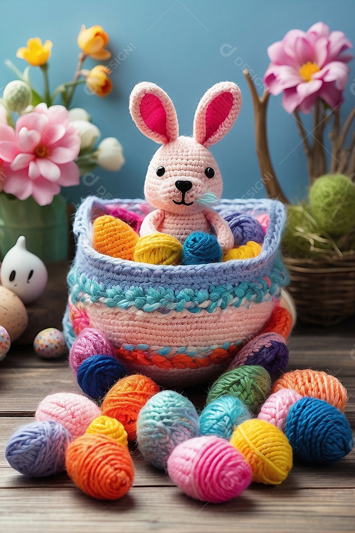 Modelo de design de Páscoa para história em mídia social