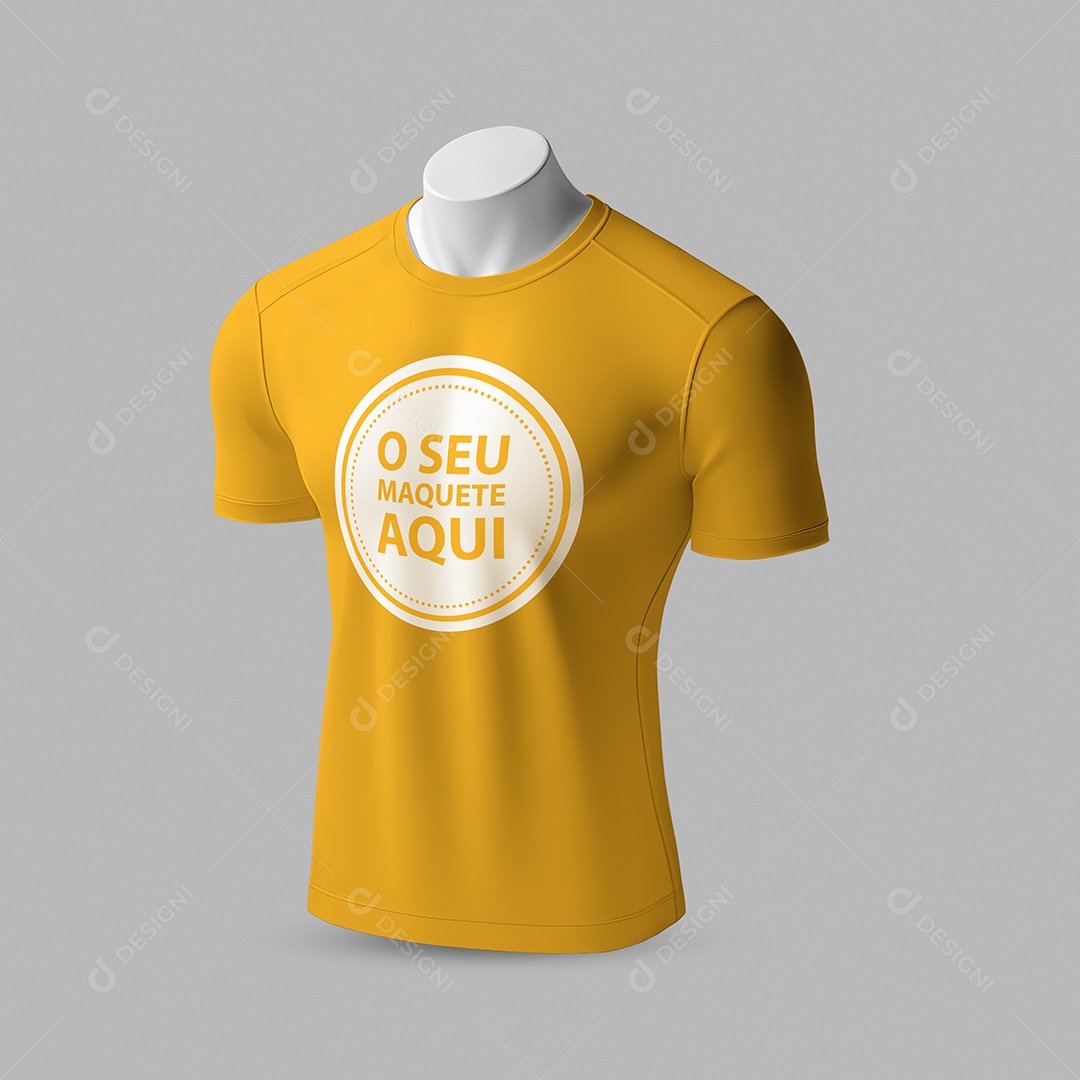 Mockup Camisa Frente PSD Editável