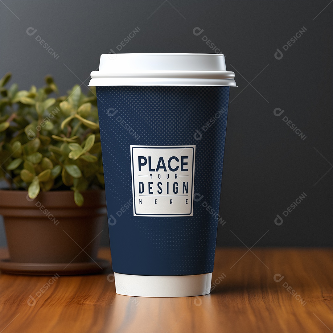 Mockup Copo De Café PSD Editável