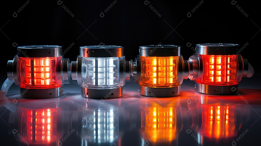 Imagem tecnologica sobre fundo preto