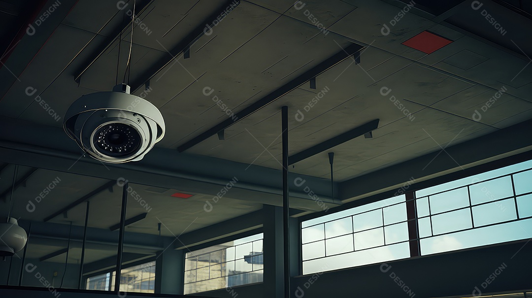 Projetor de vídeo montado no teto