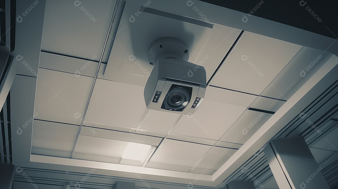 Projetor de vídeo montado no teto