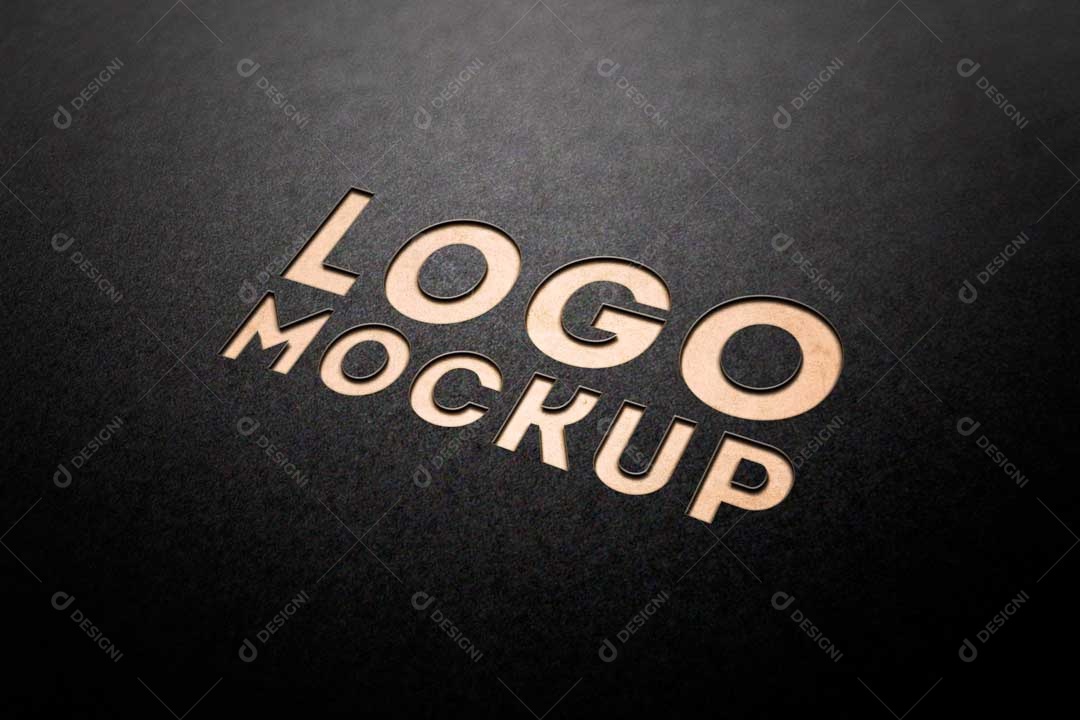 Logo Mockup PSD Editável