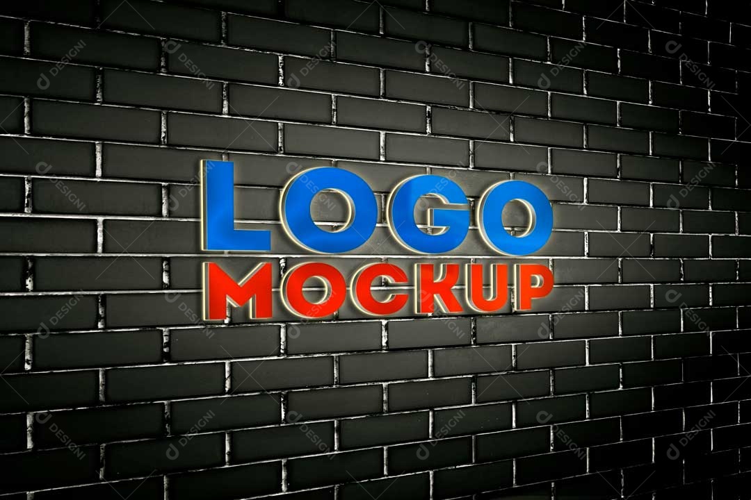 Logo Mockup PSD Editável