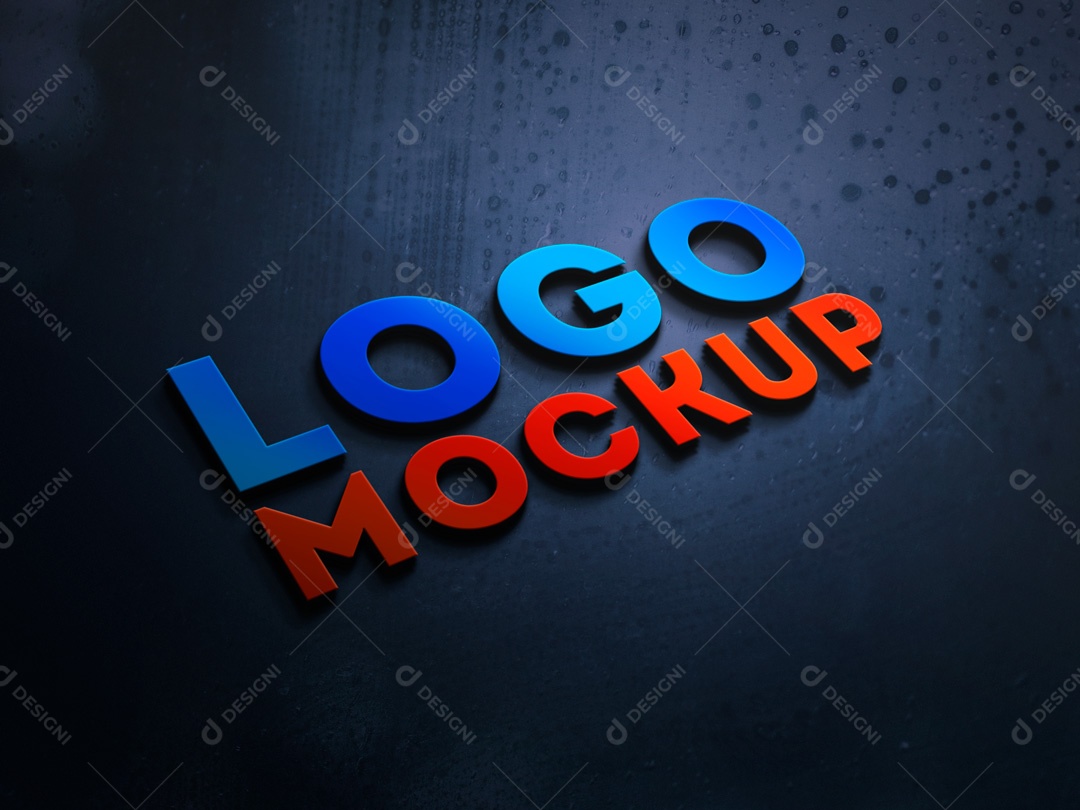 Logo Mockup PSD Editável