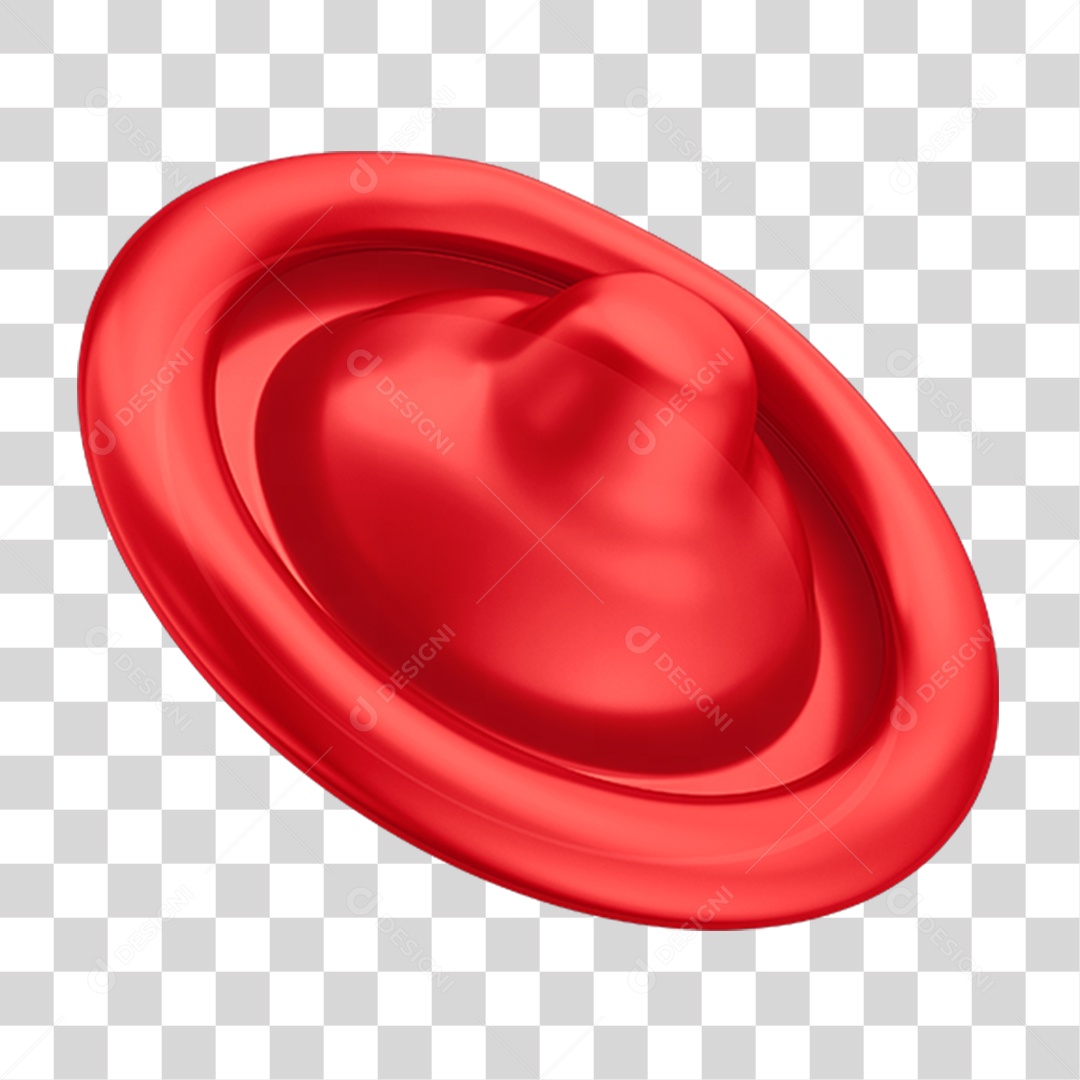 Preservativo Vermelho PNG Transparente