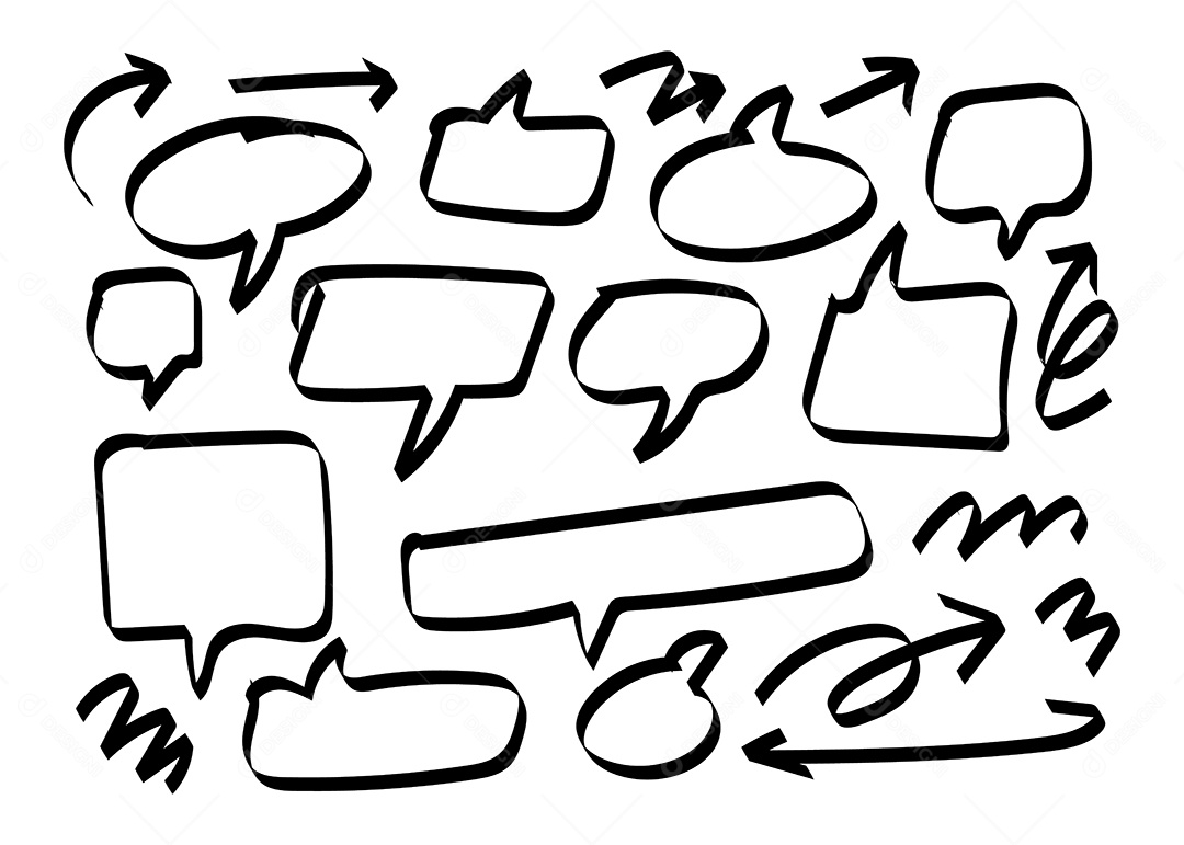 Conjunto de Caixa de Texto Ilustração Vetor EPS