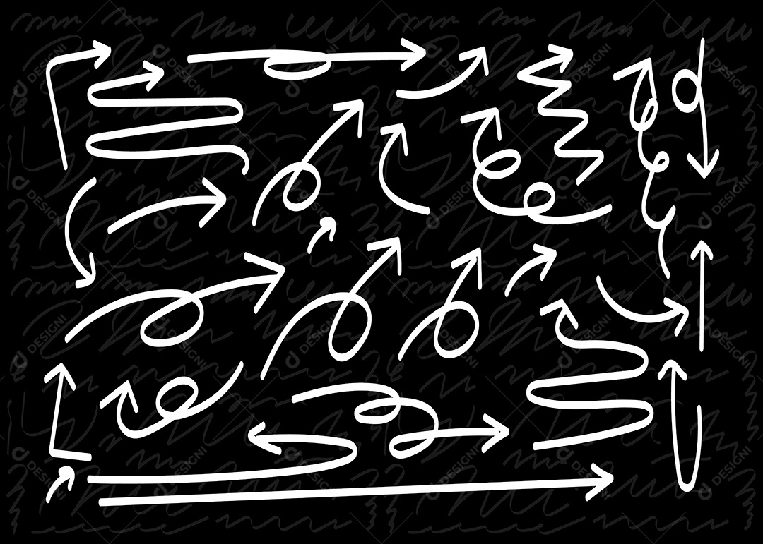 Conjunto de Setas Ilustração Vetor EPS