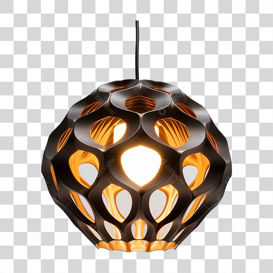 Luminária Lustre Decoração Lâmpada Suspensa PNG Transparente