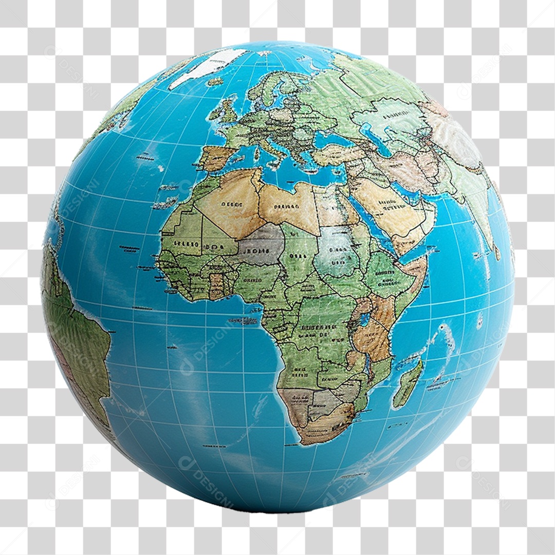 Globo Mundial PNG Transparente