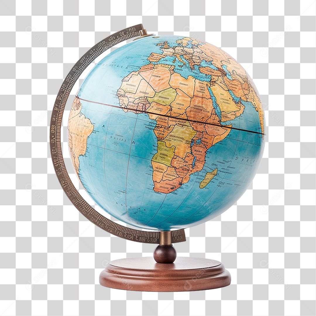 Globo Mundial PNG Transparente