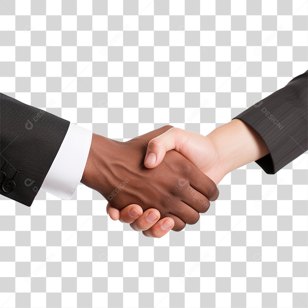 Empresários de Mãos Dadas Aperto de Mão PNG Transparente