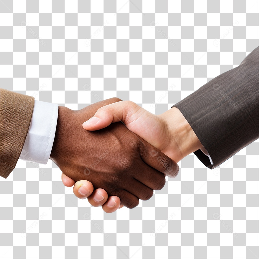 Empresários de Mãos Dadas PNG Transparente