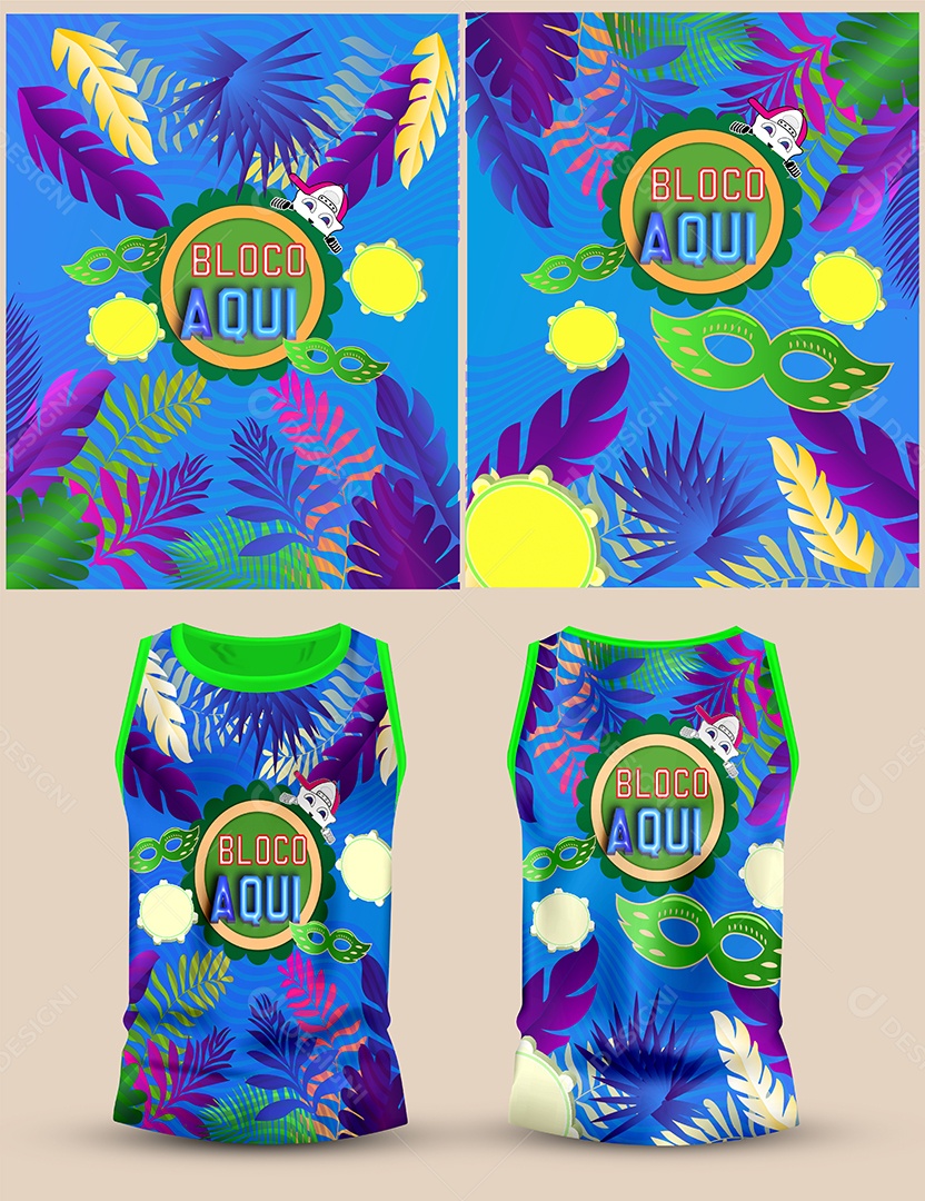 Modelo de Abadá de Carnaval AI