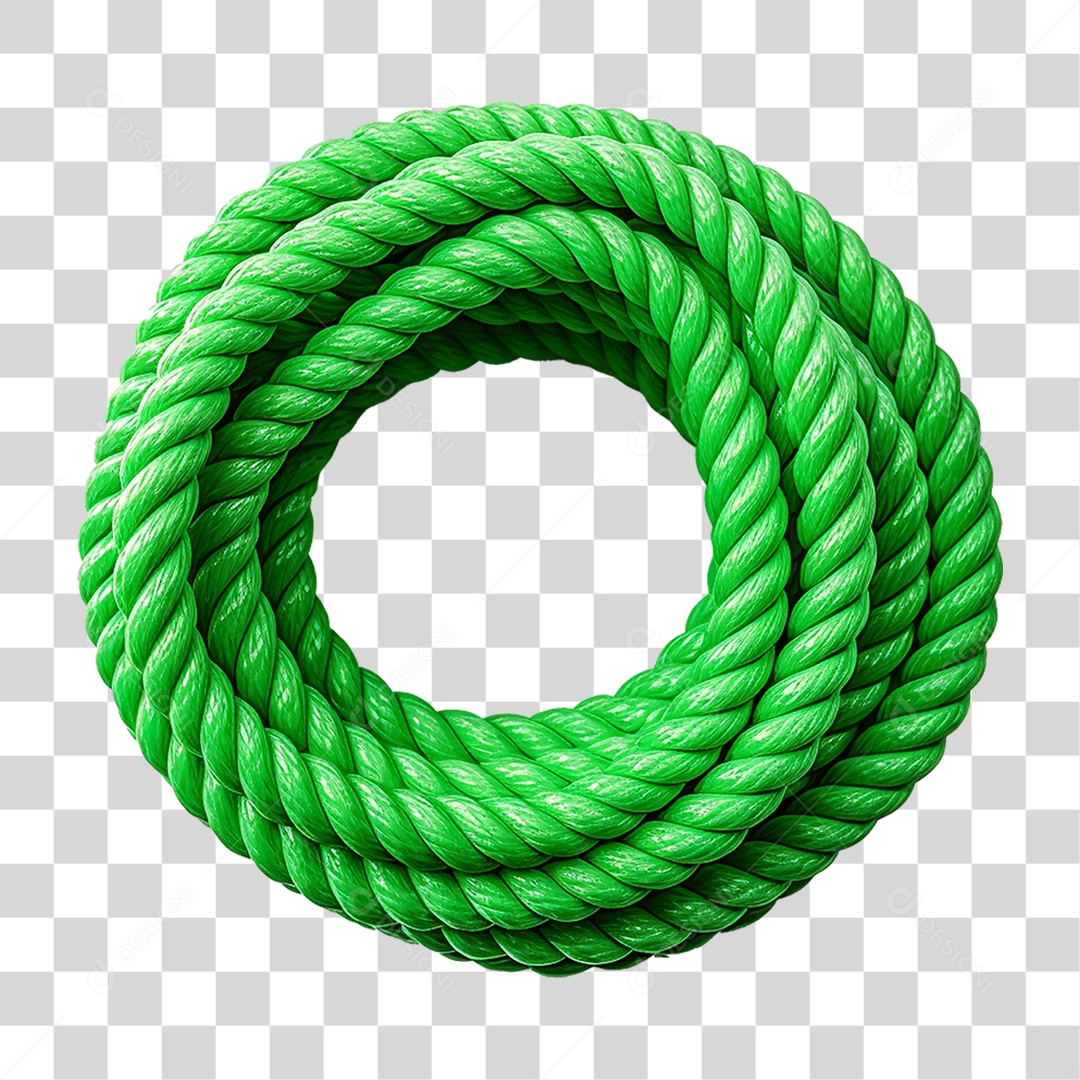 Corda de Plástico Colorida PNG Transparente