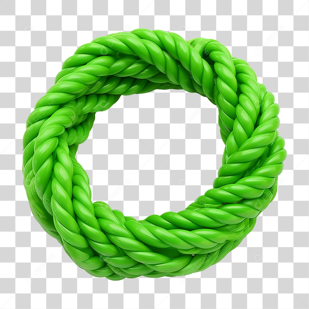 Corda de Plástico Colorida PNG Transparente