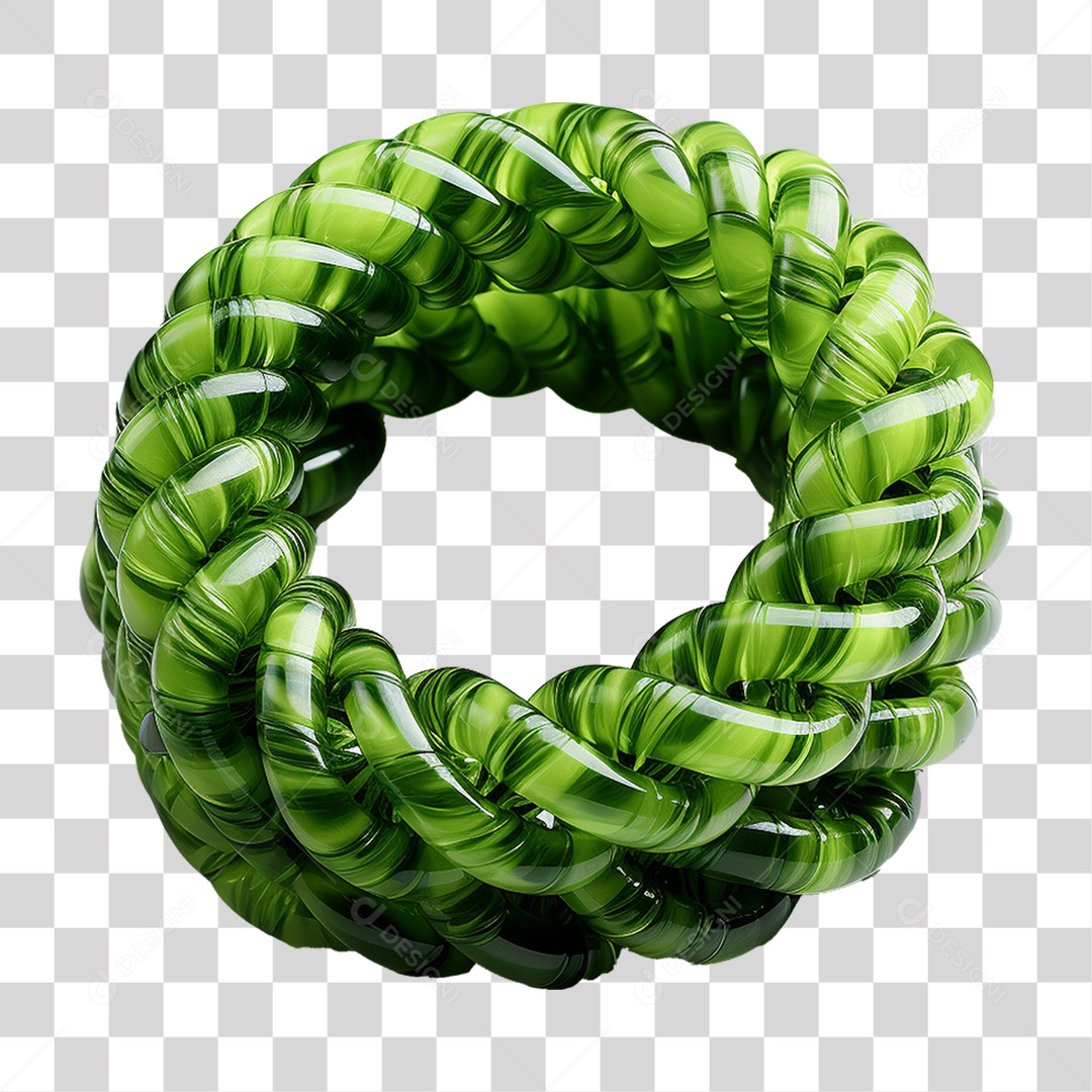 Corda de Plástico Colorida PNG Transparente