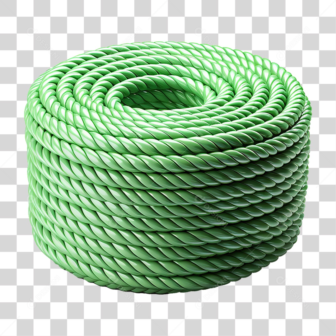 Corda de Plástico Colorida PNG Transparente