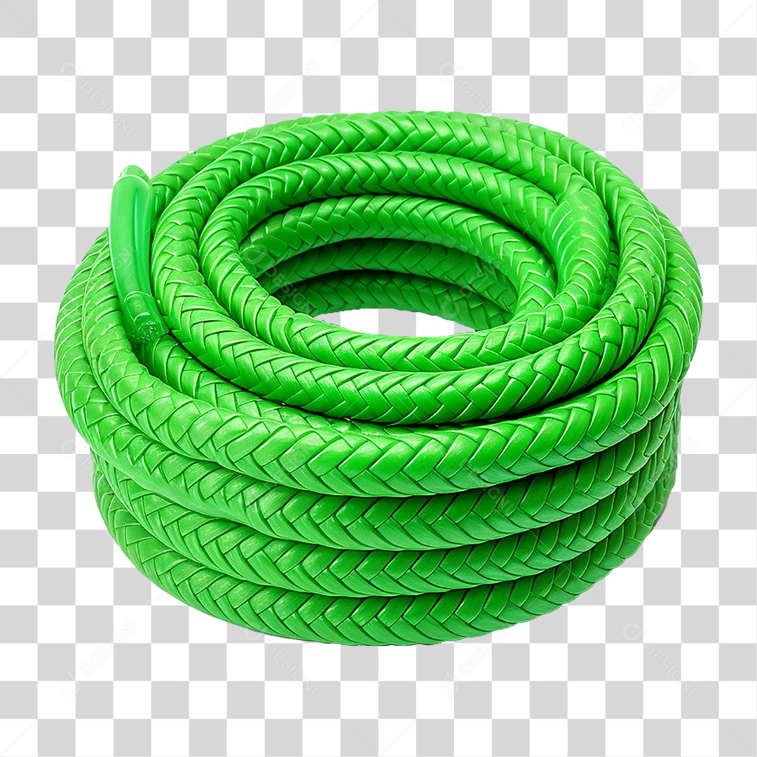 Corda de Plástico Colorida PNG Transparente